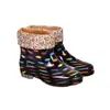 Botas de chuva botas de chuva curtas moda antiderrapante impermeável sapatos botas de água Feminino cozinha adulto Coreia do Sul sapatos de borracha fofo galochas verão