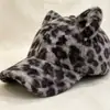 Gorro Grueso Versátil Gorra de Béisbol Gorra Pato Temporada Invierno Otoño Más Terciopelo Mohair Estilo Coreano Moda Otoño Casual Niños