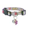 Nuevo Collar Floral para Gato Collar Ajustable para Gato Lindo Collar de Moda para Mascota Suministros para Mascotas con Campanas