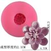 Flor diy aromaterapia gesso grau alimentício molde de silicone líquido sabão vela molde de gotejamento molde de bolo