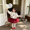 Suéter Base de Punto Transfronterizo para Bebés, Engrosado para Otoño e Invierno 2026, Nuevo Estilo con Lazo Suéter para Niñas