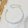 Nuevo Pulsera de Circonita Micro-pavimentada de Diseño Simple Lujo Ligero para Mujer Estilo Japonés Coreano Ins Versátil Diaria Moda Elegante Joyería de Mano