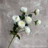 7 peonía envuelta en el núcleo flor artificial decoración de techo de boda flor falsa sala de estar piso simulación nórdico exquisito peonía pequeña