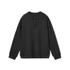 Camiseta de Manga Larga para Hombre Otoño 2026, Camiseta Casual Estilo Old Money, Ropa para Hombre, Sudadera Holgada Talla Grande, Camiseta Básica, Top