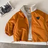 Chaqueta de Forro Polar para Niños Invierno 26 Marca de Moda para Niños Abrigo de Algodón Polar Chaqueta con Cremallera Elegante para Bebé y Niño Pequeño