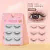 LMLTOP Pestañas Postizas de Diabla de una Sola Pieza 3 Pares Naturalmente Rizadas Pestañas de Hada Girasol SY901