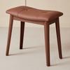 Taburete de Montura Taburete para el Hogar Taburete de Maquillaje Silla para Tocador de Habitación de Niñas Banco Cuadrado de Plástico Espesado con Bolsa Suave Taburete Bajo