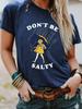 Amazon Estación Independiente Paraguas Chicas Nuevo Cuello Redondo Manga Corta Suelta ebay Camiseta Casual Mujer Al Por Mayor
