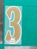 97-07 Coleção Ouro da Premier League Adulto Flocado Número Estampado Letra Número Transferência de Calor Mapa Camisa