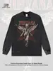 Moletom com estampa de anjo punk NIRVANA transfronteiriço, camiseta de algodão oversized de manga curta estilo retrô americano high-street