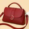 Bolsa Feminina 2026 Verão Novo Estilo Grande Capacidade Elegante Bolsa de Mão Bolsa Transversal Feminina Simples e Estilosa Cor Sólida Bolsa de Ombro