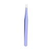 Pinzas Coloridas de Acero Inoxidable de 113 mm Pinzas para Injerto de Pestañas Postizas Clip de Pluma Dorada Pinzas para Injerto Punta Recta Punta de Codo