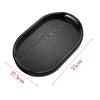 Bandeja de Té Estilo Japonés Plástico Imitación Madera Rectangular Doméstica Imitación Madera Madera Maciza Bandeja para Barbacoa Bandeja para Taza de Agua Juego de Té Portavelas