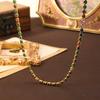 Collar de dopamina con circonitas coloridas, personalizado y de lujo, de alta calidad, combina con todo, collar de mujer con cadena de clavícula.