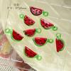 [Fruta de Asia Occidental] Sandía Manzana Cuentas de Vidrio Cuentas Hecho a Mano Material DIY Pulsera Accesorios de Joyería