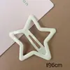 Pasador de Estrella de Color Caramelo de Dopamina Grande de 6 cm para Niñas, Pinza para Flequillo Lateral, Pinza Bb, Pinza Linda para Niñas Jóvenes