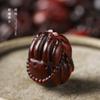 Mano de Buda pequeña retro tallada a mano de palisandro creativa, bricolaje, con agujero pasante, joyería creativa, pequeños accesorios para colgar teléfonos móviles