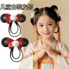 Fabricante de Pelucas Infantiles para Disfraces Tradicionales Chinos, Extensiones de Cabello con Pinza de Lazo para Mujer, Peinado Versátil Hanfu para Año Nuevo con Trenzas Pequeñas