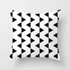 Funda de Almohada Decorativa Geométrica Moderna Simple Creativa Piel de Durazno Cubierta Trasera Cuadrada Empaque Creativo