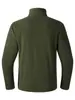 Jaqueta de Lã Outono e Inverno Transfronteiriça para Homens, Top de Lã Quente, Roupas Térmicas Softshell Leves e Modernas para Exterior, Compra em Grupo