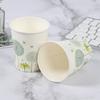 Vasos de Papel Desechables para Uso Doméstico y de Oficina, Impresos con Publicidad para Té con Leche, Leche de Soya y Bebidas Calientes, 9 Onzas, Personalizables para Publicidad