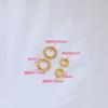 Color oro 14K que mantiene el color, corona de cáñamo cerrada, flor, pulsera redonda, collar, anillo de conexión, accesorios de acabado a mano DIY