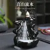 Incensário de refluxo cerâmica resina aromaterapia burner criativo incenso de chá way ornamentos artesanato observação de fumaça montanha alta água corrente incensário