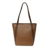 Grande capacidade casual retro bolsa de ombro 2024 nova bolsa moda simples contraste cor elegante bolsa tote axila