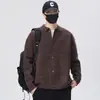 Suéter con solapa Cárdigan para hombre Otoño e Invierno 2025 Nuevo Estilo Estilo Perezoso Moderno Casual Holgado Versátil Prendas de punto Chaqueta