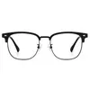 Gafas de Marco para Línea de Cejas de Hombre de Negocios Gafas de Marco Cuadrado Marco de Gafas 26901 Elegante Marco de Media Montura Gafas de Prescripción Danyang Eyewear