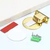 Tope de puerta invisible para baño, de aleación de zinc, sin perforaciones, con ventosa para puerta de dormitorio, fuerte imán, silencioso, para puerta de interior