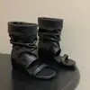 Primer Encuentro con el Estilo de Diseño de Nicho de las Nuevas Sandalias de Plataforma para Mujer de Verano con una Sola Tira y Punta Abierta