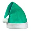 Chapéus de Festa de Natal com Logotipo Opcional, Estilos para Adultos e Crianças, Chapéus de Papai Noel em TNT, Decorações para Festas de Fim de Ano