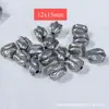 Cuentas espaciadoras de plata 999 vintage de Shanxi, anillos corredizos, accesorios de terrón de azúcar, adornos culturales y artísticos para DIY