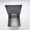 Caixa de Proteção para Ponto de Observação de Assentamento em Aço Inoxidável com Marcador de Nível de Referência Externo em Forma de Ferradura Quadrada Pino de Monitoramento Cruzado