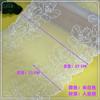 27cm de largura renda de malha de rayon bordada acessórios damasco diy saia decote cortina roupa de cama materiais de vestuário