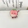 Clip sellador decorativo de regalo de dibujos animados estilo Ins con temática de frutas, clip para notas, clip de PP, artículo lindo para estudiantes, producto al por mayor de 2 yuanes