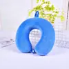 Almofada em U almofada de pescoço espuma de memória almofada de avião suporte para pescoço estudante viagem dormir portátil U-shaped novo produto