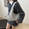 Bolso de mano de gran capacidad, moderno, informal, de un solo hombro, estilo retro occidental, para mujer
