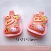 Botella de Agua de Dibujos Animados Sanrio Juguete de Comida Cuerda para el Cabello Pendientes Pegamento de Crema para Manualidades Funda de Teléfono Accesorios de Joyería de Resina