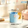 Vaso de Agua para el Hogar, Vaso para Niños, Vaso de Plástico Dopamina Lindo Dibujo Animado para Enjuague Bucal Padre-Hijo, Vaso para Cepillo de Dientes con Asa, Vaso para Cepillo de Dientes