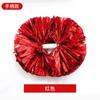 Pompones de Porrista Flor de Mano de Porrista Accesorios de Reunión Deportiva de Mano de Porrista Bola de Color con Mango Bola de Flor Metálica Brillante