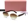 Nuevas Gafas de Sol Europeas Americanas Gafas Ojo de Gato Gafas de Sol de Moda Gafas de Sol Transfronterizas Miao Jia Comercio Exterior Mayorista 2608