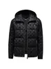 Artículos Europeos 2025 Otoño e Invierno Nuevo Chaqueta de Plumas con Capucha 90% Terciopelo Jacquard de Alta Calidad Tendencia Casual