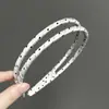 Diadema Simple Diaria de Tela de Lunares para Mujeres con Dientes Antideslizante Presionador de Cabello Temperamento Moda Lazo para el Cabello Accesorios para el Cabello Verano
