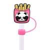 Nuevo Lindo Suave Lindo Panda Creativo pvc Goma Suave a Prueba de Polvo Tapa para Pajita DIY Fiesta Pajita Tapón Antipolvo Tapa Decorativa