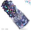 Amazon Nail Art Set 12 Cores Laser Misto Nail Polish Glue Nail Art Sequins Açafrão em Pó Nail Art Joias Drill