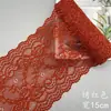 (Recomendado) Renda Macia Elástica de 15cm, Lingerie Sexy Colorida, Tecido de Renda, Bainha Alargada