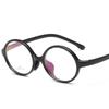 Nuevas gafas anti-luz azul TR90 para niños, lentes planas, montura redonda simple para miopía, para estudiantes, unisex