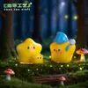 Micro Paisaje Creativo Ángel de Navidad Estrella Amarilla Pequeña Linda Decoración de Jardinería DIY Accesorios Mini Adornos Pequeños
